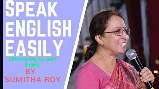 Effective Way to Learn English  Prof Sumita Roy  IMPACT  2020 [upl. by Eikcin]