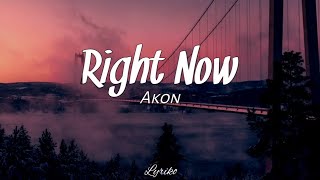 Akon  Right Now Na Na Na Lyrics [upl. by Orlosky]