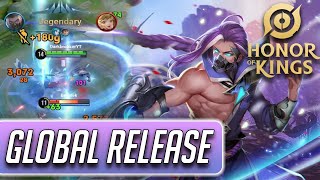 HONOR OF KINGS GLOBAL RELEASE FIRST IMPRESSION LANLING GAMEPLAY [upl. by Onailil]