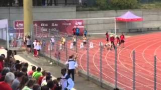 2015 Mens 9099 100m final World Masters Athletic Championships WMAC 2015 [upl. by Aimaj]