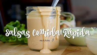 SALSAS PARA COMIDA RÁPIDA V3  Cómo Hacer Salsas Para Comida Rápida  SyS [upl. by Nahtal174]