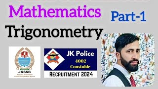 Trigonometry  Introduction of Trigonometry  Mathematics 📐📊📚 jkssb jkssbconstablejobs [upl. by Blackmun]