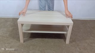 ikea lack table Coffee table assembly instructions very detailed [upl. by Einnig]