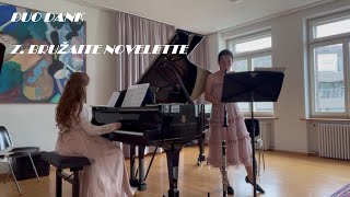 Z Bružaitė Novelette for Clarinet and Piano Duo DANK [upl. by Etterraj]