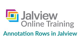 Annotation rows in Jalview [upl. by Sairu]