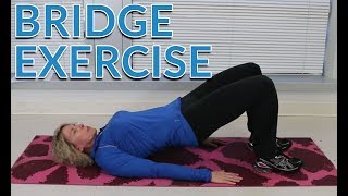 Bridge Exercise for Spine Health [upl. by Aicitel696]