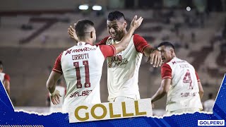 Noche Crema Ángel Cayetano anotó así el Universitario 10 Aucas [upl. by Nyladnarb]