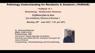 Pursue 15 I Uploaded Hematology – Erythrocytic Diseases Erythrocytes amp Iron [upl. by Hellah]