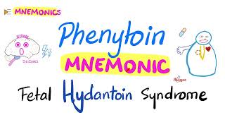 Phenytoin Mnemonic amp Fetal Hydantoin Syndrome  5Minutes Review [upl. by Diane]