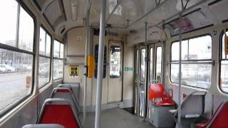 Praha inside Tatra T3 tram no 7251 [upl. by Merchant]