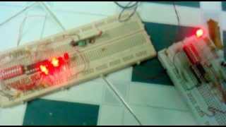 Experiments using RF transceiver RF module PT2262  PT2272 by LDNam [upl. by Ardnama]