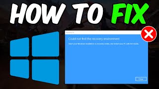 Could not find the recovery environment  Windows 1011 [upl. by Guinevere218]