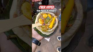 I tried Most Overhyped Food Places By Vloggers 😳🤢 food shorts [upl. by Illa]