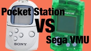 Pocket Station vs Sega VMU [upl. by Anaert888]