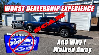 The WORST Dealership Experience SCAM  Why I Walked Away from Buying a GMC 2500HD AT4 [upl. by Dominica]