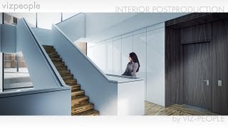 VizPeople Interior Postproduction Tutorial [upl. by Esyle]