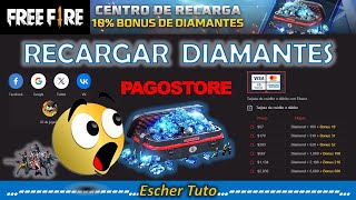 Cómo RECARGAR 💎DIAMANTES💎 por PagoStore para Free Fire  2023 [upl. by Hardie]