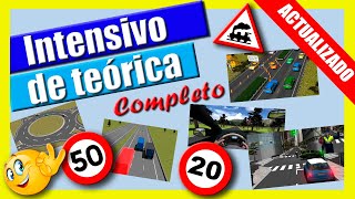 Intensivo de Teórica Completo y Actualizado  🚗👍✅ Permiso B✅ VALIDO PARA 2024 [upl. by Legnalos]