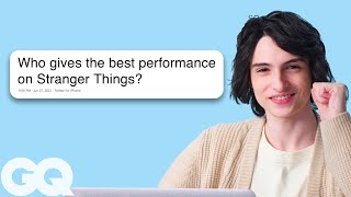 Finn Wolfhard Replies to Fans on the Internet  Actually Me  GQ [upl. by Htiekram619]