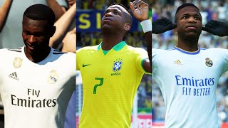 VINICIUS JR IN EVERY FIFA 1922 [upl. by Attekal407]