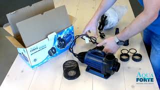 Unboxing AquaForte DM Low Voltage Teichpumpe [upl. by Agler687]