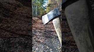 1 14 lbs Hatchet Throwing axethrowing axe hatchets outdoors throwing zombiesurvival sleven [upl. by Ailemak]