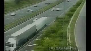 Police Camera Action  M25 Truck Crash [upl. by Ttenna]