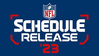 2023 NFL Schedule Release Show [upl. by Philcox]