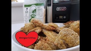 EVERGLADES SEASONED BREAD CRUMB MIX FRIED WINGS AIR FRYER [upl. by Lauree]