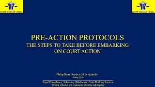 Pre Action Protocols Steps to take before Embarking on Court Action [upl. by Nylrak]