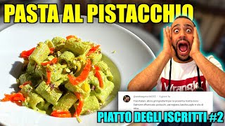 PASTA AL PISTACCHIO😱 provo gli ingredienti suggeriti da voi 2 [upl. by Arch412]