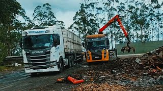 🏗🧲 GARRA SUCATEIRA em OPERAÇÃO DE RESÍDUOS INDUSTRIAIS FERROSO  30K2Hrs [upl. by Yemarej141]