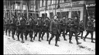 11th January 1923 French and Belgian troops occupy the Ruhr [upl. by Eekorehc358]