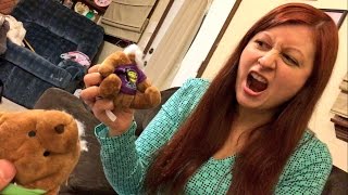 TRIGGERED WIFE RIPS HEAD OFF WWE BAYLEY BEAR RIPS UP WWE SLAM CRATE POSTER [upl. by Pincince838]