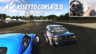 Assetto Corsa 20 is releasing in 2024  New AI Drift Map [upl. by Hurlee]