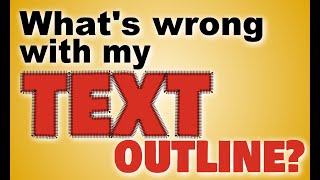 Quick Fix for Bizarre Text Outlines in PaintShop Pro [upl. by Slorac]