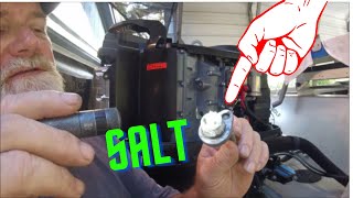 SALT REMOVER DEBUNKED Outboard Motor flushing solutions [upl. by Nellac]