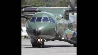 Casa C295M Indonesian Air Force TNI AU shorts  Indonesia [upl. by Nisior601]