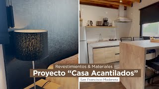 Proyecto quotCasa Acantiladosquot Revestimientos para muebles Melaminas Herrajes Pisos [upl. by Breskin]