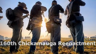 160th battle of Chickamauga reenactment action reel [upl. by Hcurab]