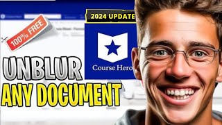 How to UNLOCK Unlimited Course Hero Documents for FREE Unblur Answers amp MORE [upl. by Akimrehs501]