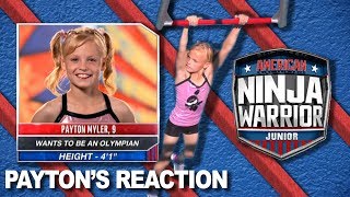 Paytons Reaction to American Ninja Warrior Jr [upl. by Peednama]