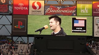 PETE stringfellow Singing for the San Francisco Giants  2007 [upl. by Dail553]