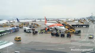 Time Lapse  Zeitraffer Salzburg Airport [upl. by Merrell]