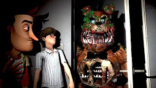 HIDING FROM TWISTED FNAF ANIMATRONICS  Gmod Hide and Seek [upl. by Eilram506]