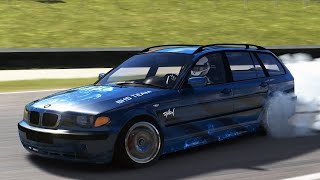 Assetto Corsa BMW E46 Drift Wagon at Mugello [upl. by Adnal]