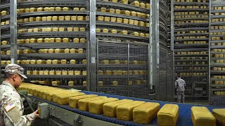 Inside Massive US Army Bakery Producing Tons of Food Everyday [upl. by Einapets]