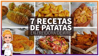 ✅ 7 Recetas de PATATAS en FREIDORA de AIRE que No Te Puedes Perder 🥔 🔥 Trucos Papas en Airfyer 😜 [upl. by Atival]