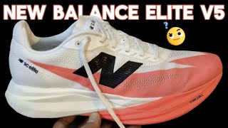 New Balance SC Elite v5 🤔🤔🤔 runningshoes running newshoes [upl. by Nwahsd]