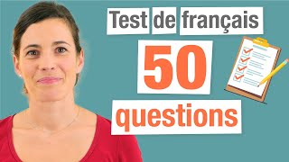 Test de Français  50 Questions pour évaluer vos connaissances [upl. by Sofko267]